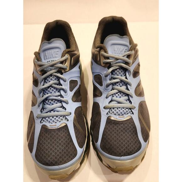 NIKE Air Max + 2012 Women's Size 9 Running Shoes Gray Light Blue - Picture 5 of 8